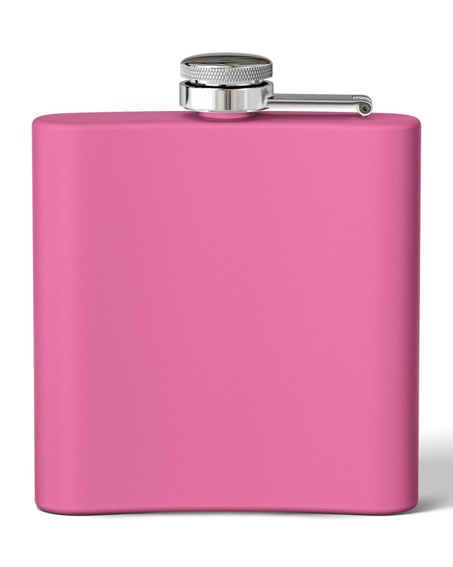 Chic Stainless Steel Flask, 6oz | Stylish Drinkware, Perfect for Parties, Gifts, Weddings, Hip Flasks, Travel