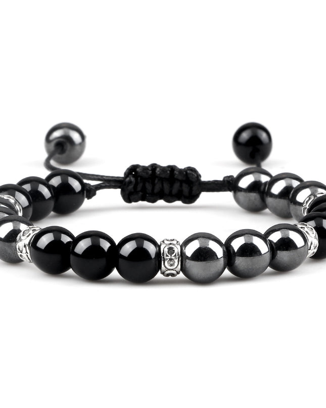 Haematite Yoga Bracelet Couple Woven Hand Strap