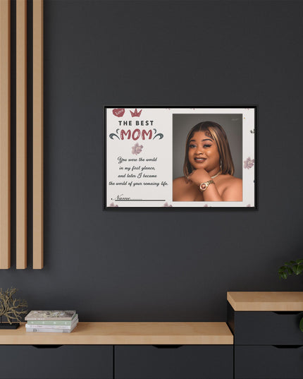 Personalized Mother's Day Framed Print, Gift for Mom, Custom Wall Art, Unique Home Décor, Family Keepsake