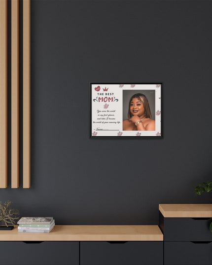 Personalized Mother's Day Framed Print, Gift for Mom, Custom Wall Art, Unique Home Décor, Family Keepsake