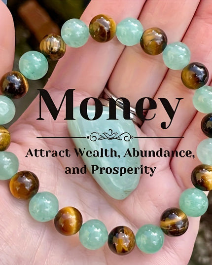 Universal Natural Stone Bracelet Citrine Dongling Stone Malachite Bracelet