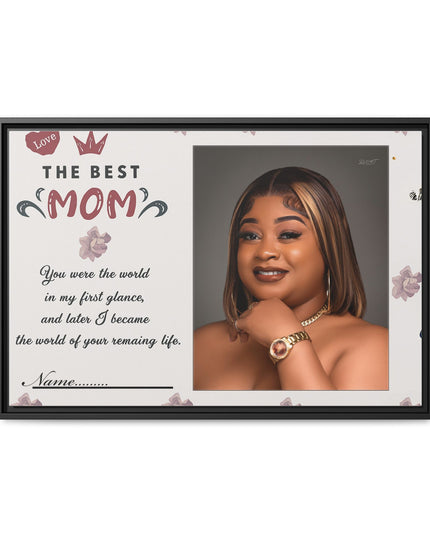 Personalized Mother's Day Framed Print, Gift for Mom, Custom Wall Art, Unique Home Décor, Family Keepsake