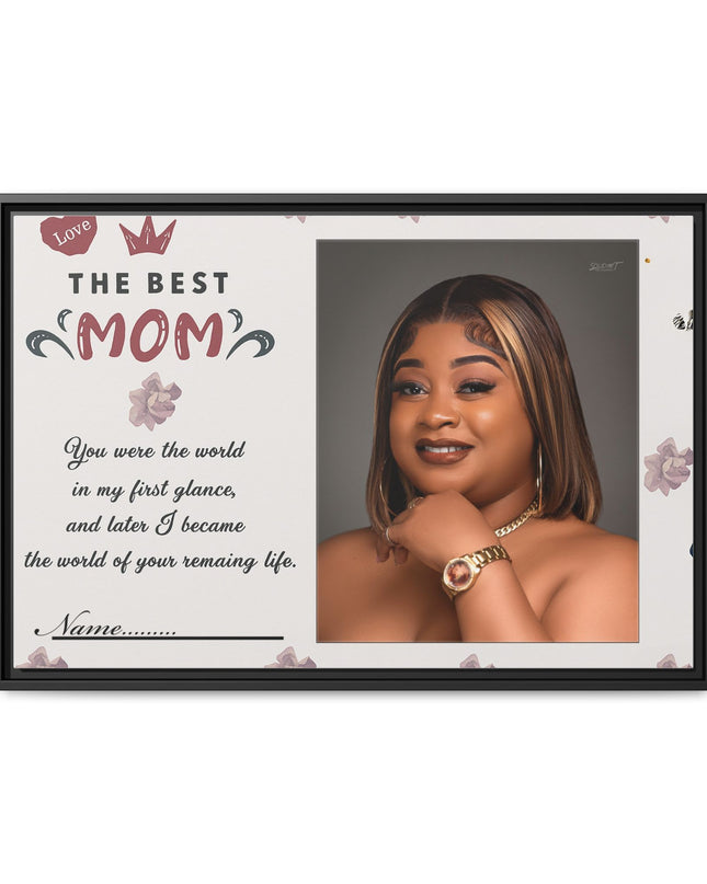 Personalized Mother's Day Framed Print, Gift for Mom, Custom Wall Art, Unique Home Décor, Family Keepsake