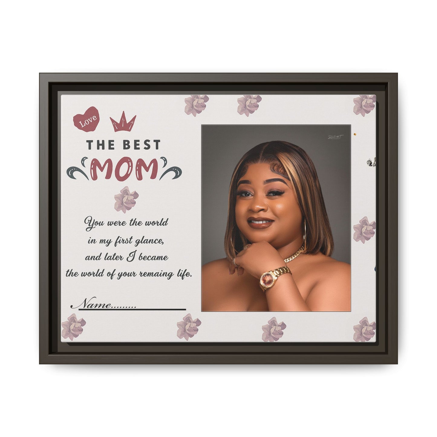 Personalized Mother's Day Framed Print, Gift for Mom, Custom Wall Art, Unique Home Décor, Family Keepsake