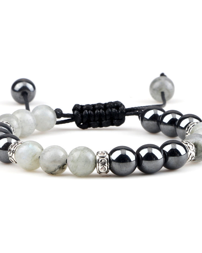 Haematite Yoga Bracelet Couple Woven Hand Strap