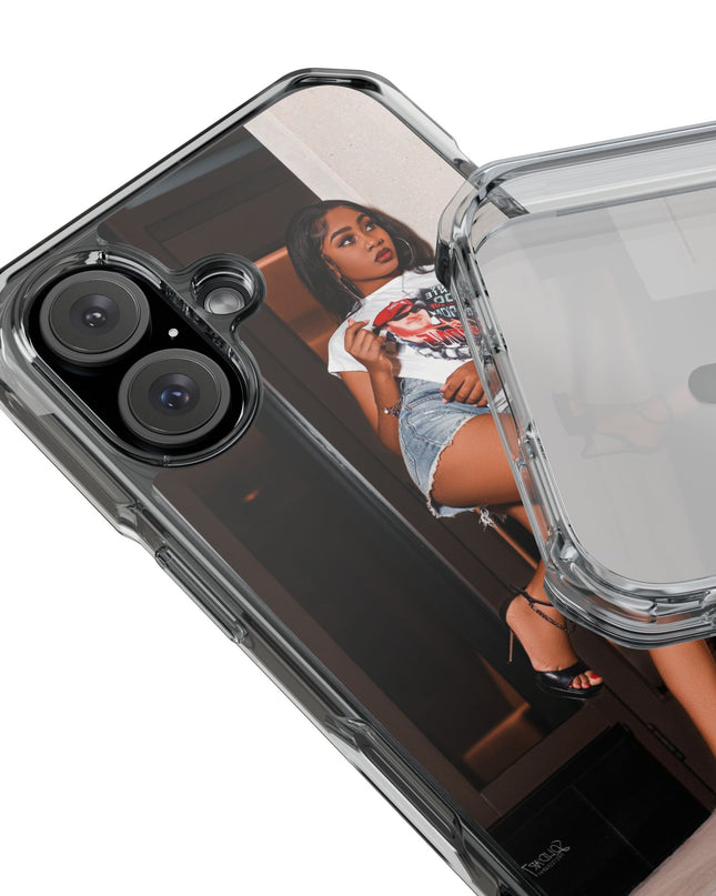 Stylish Magnetic Phone Case, Clear Impact Protector, Customizable