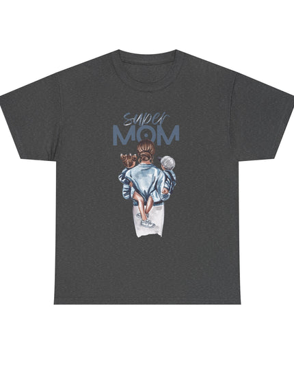 Super Mom Unisex Heavy Cotton Tee, Gift for Mothers Day