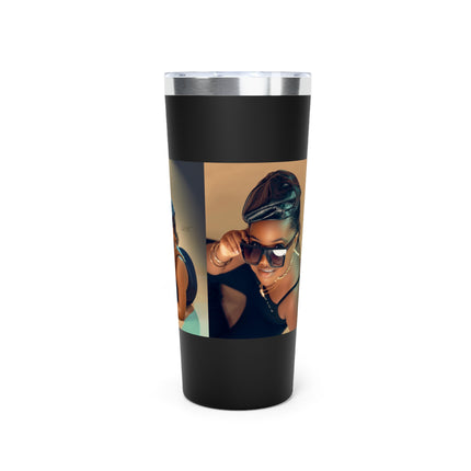 Chic Copper Tumbler with Stylish Artwork, Insulated Travel Cup, Reusable Coffee Mug, Unique Gift for Mom, Black Girl Magic, Perfect [...]