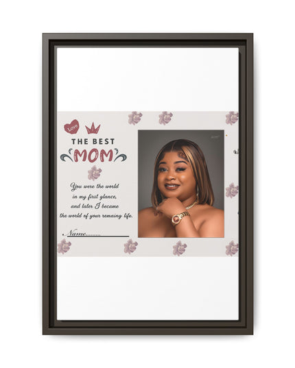 Personalized Mother's Day Framed Print, Gift for Mom, Custom Wall Art, Unique Home Décor, Family Keepsake