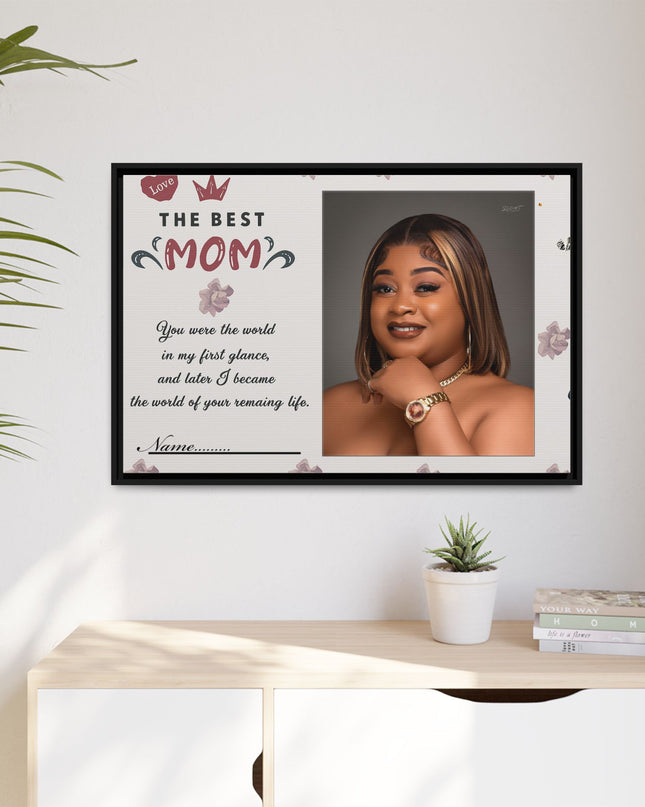 Personalized Mother's Day Framed Print, Gift for Mom, Custom Wall Art, Unique Home Décor, Family Keepsake