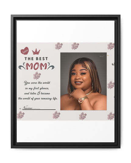 Personalized Mother's Day Framed Print, Gift for Mom, Custom Wall Art, Unique Home Décor, Family Keepsake