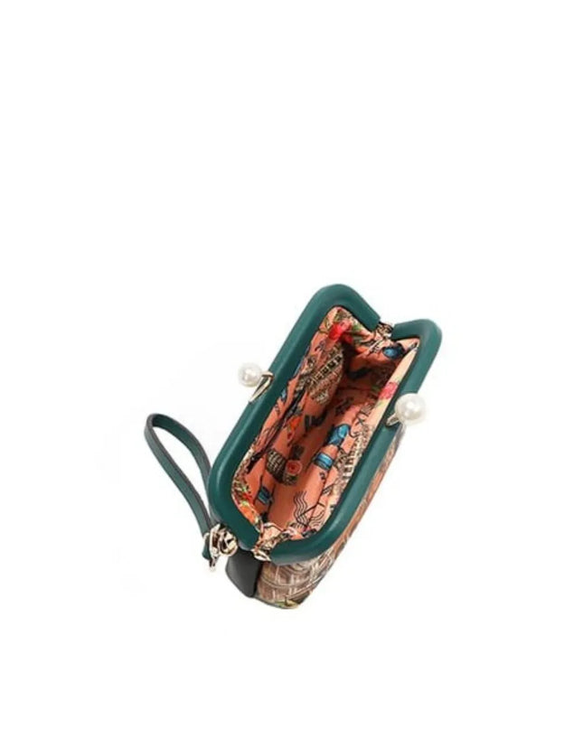 Nicole Lee USA Chelsea Pearl Kiss-Lock Coin Purse