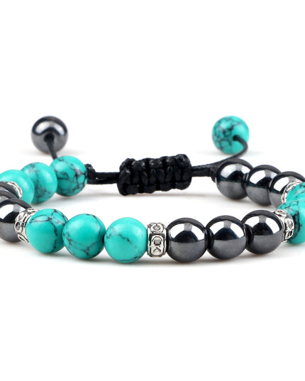 Haematite Yoga Bracelet Couple Woven Hand Strap