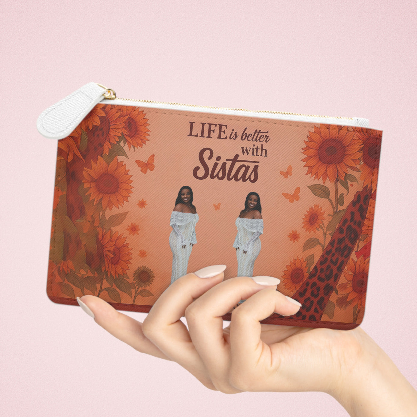 Sisterhood Mini Clutch Bag, Fun Gift for Friends