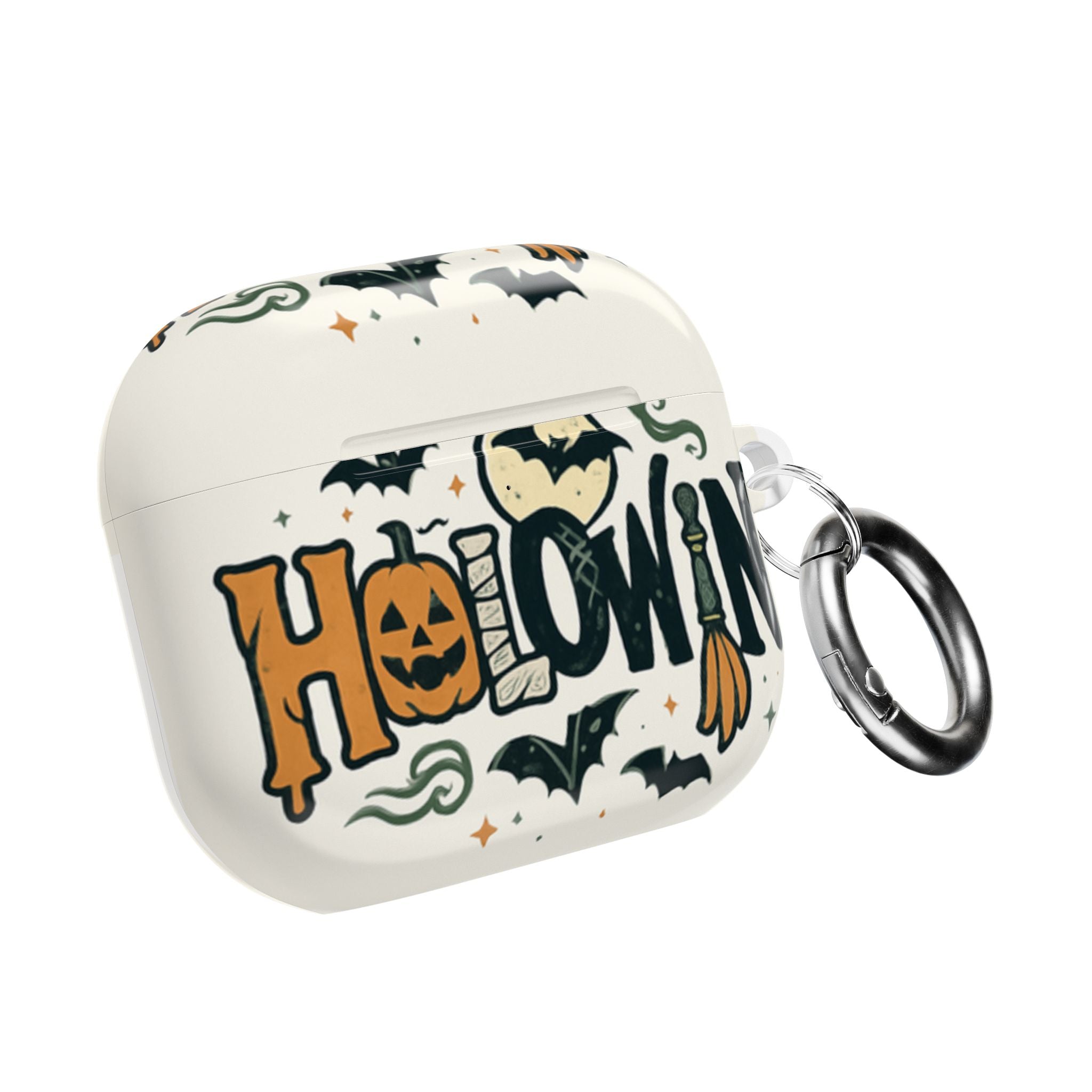 Halloween AirPod Case, Spooky Earbud Cover, Fall Accessory, Pumpkin Decor, Witch Craft Gift, Trick or Treat Storage