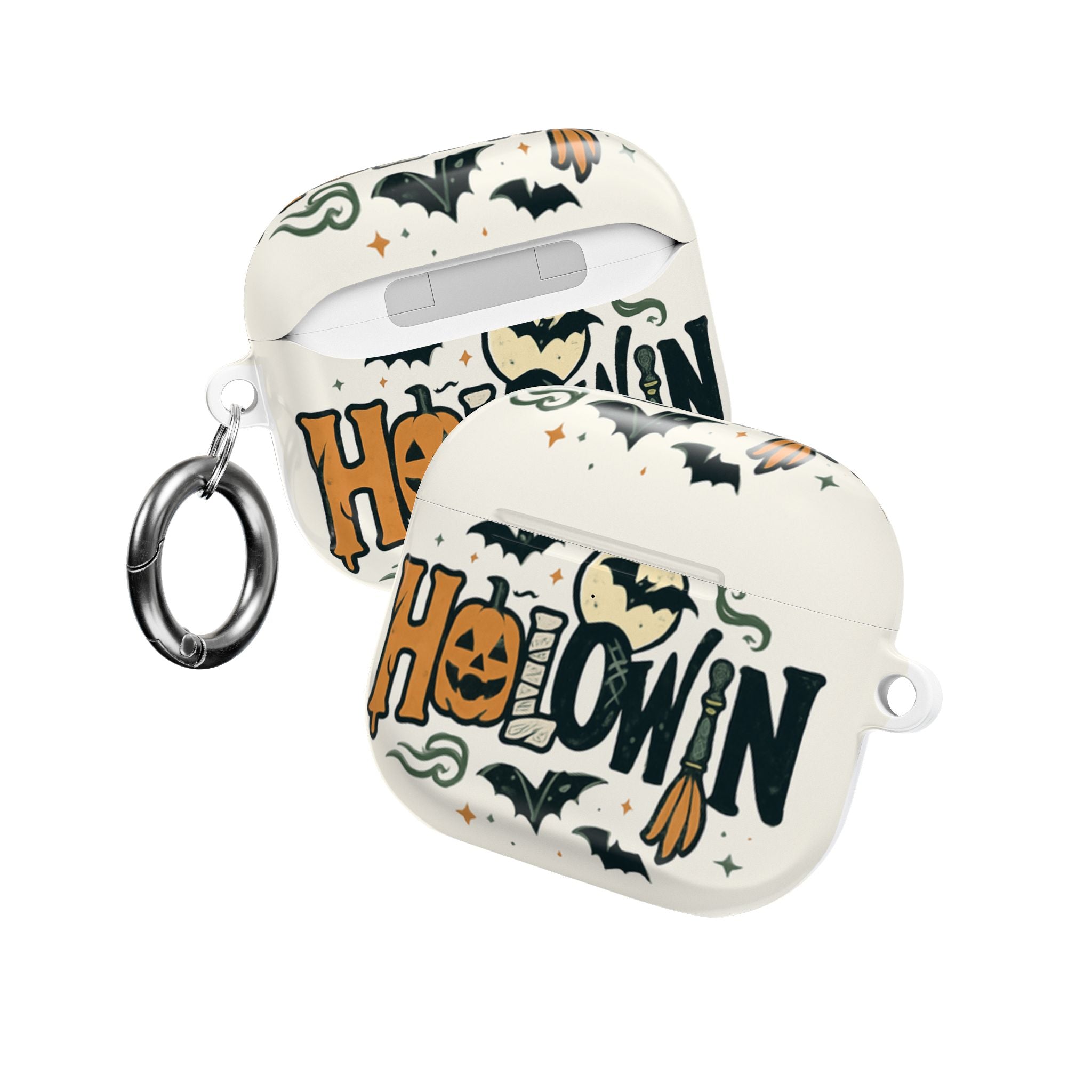 Halloween AirPod Case, Spooky Earbud Cover, Fall Accessory, Pumpkin Decor, Witch Craft Gift, Trick or Treat Storage