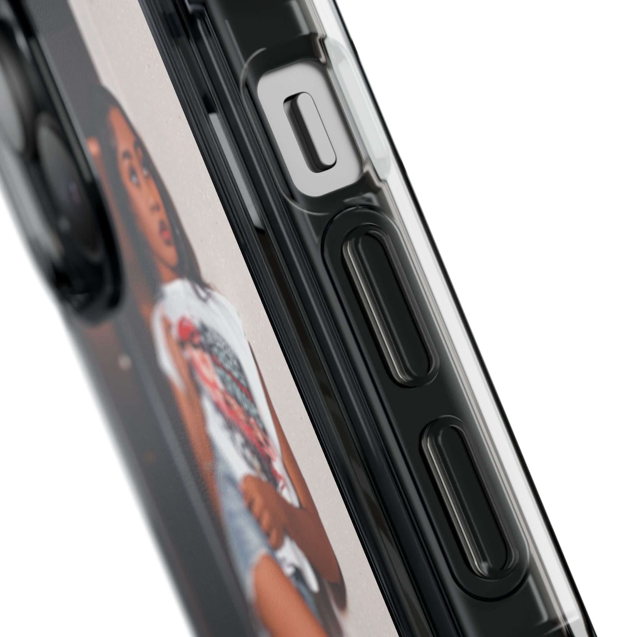 Stylish Magnetic Phone Case, Clear Impact Protector, Customizable