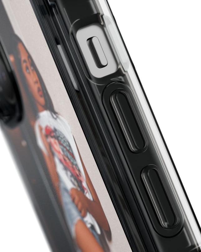 Stylish Magnetic Phone Case, Clear Impact Protector, Customizable