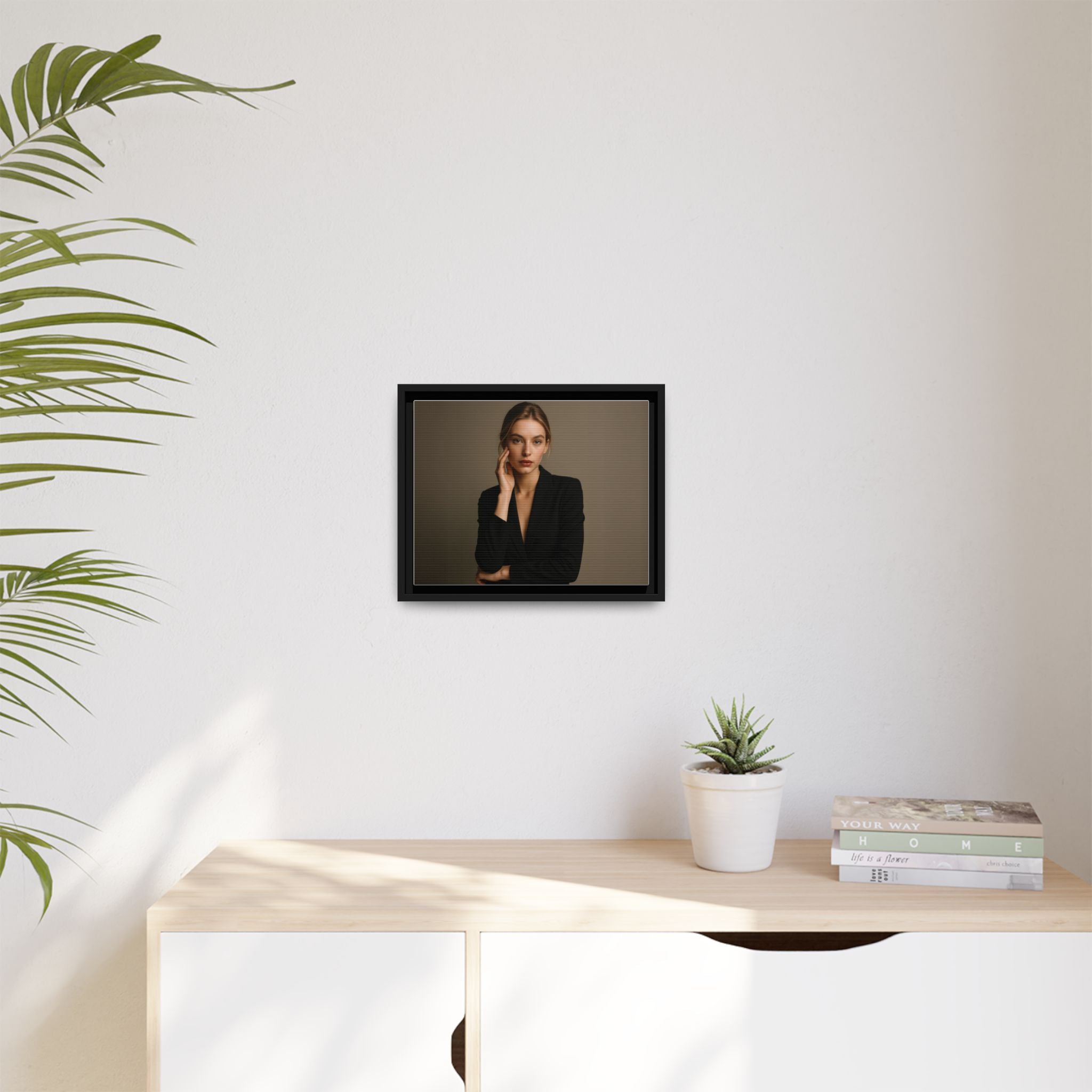 Matte Canvas, Framed (Multi-color)