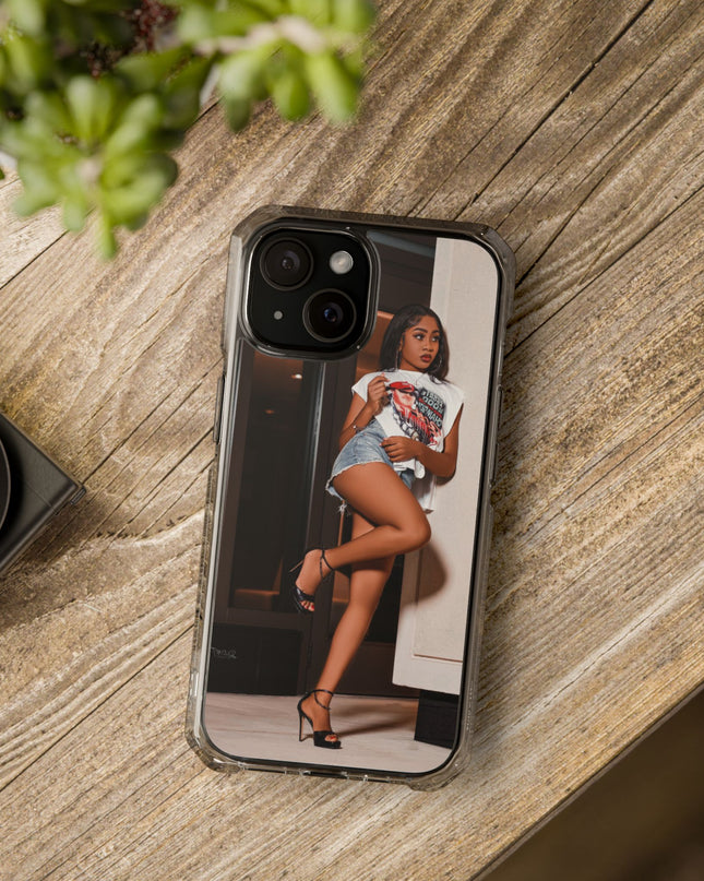 Stylish Magnetic Phone Case, Clear Impact Protector, Customizable