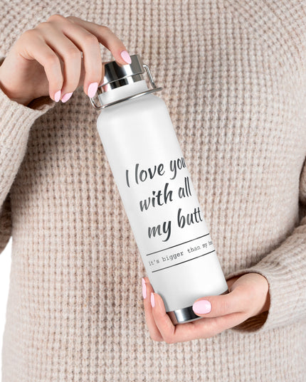 Funny Insulated Water Bottle, Gift for Girlfriend, Cute Hydration Flask, Unique Travel Mug, Cute Gift for Her, Wedding, Anniversary