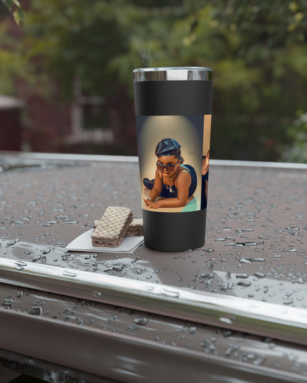 Chic Copper Tumbler with Stylish Artwork, Insulated Travel Cup, Reusable Coffee Mug, Unique Gift for Mom, Black Girl Magic, Perfect [...]