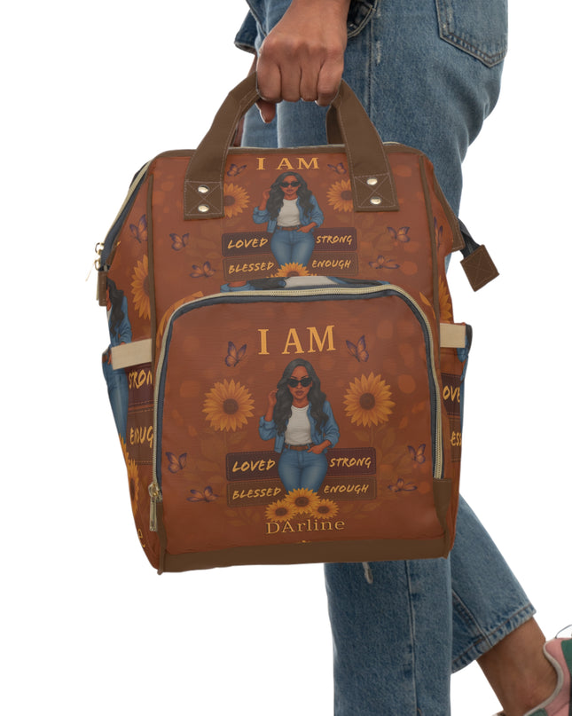 Stylish Multifunctional Diaper Backpack for Moms, Perfect for Baby Showers, Travel