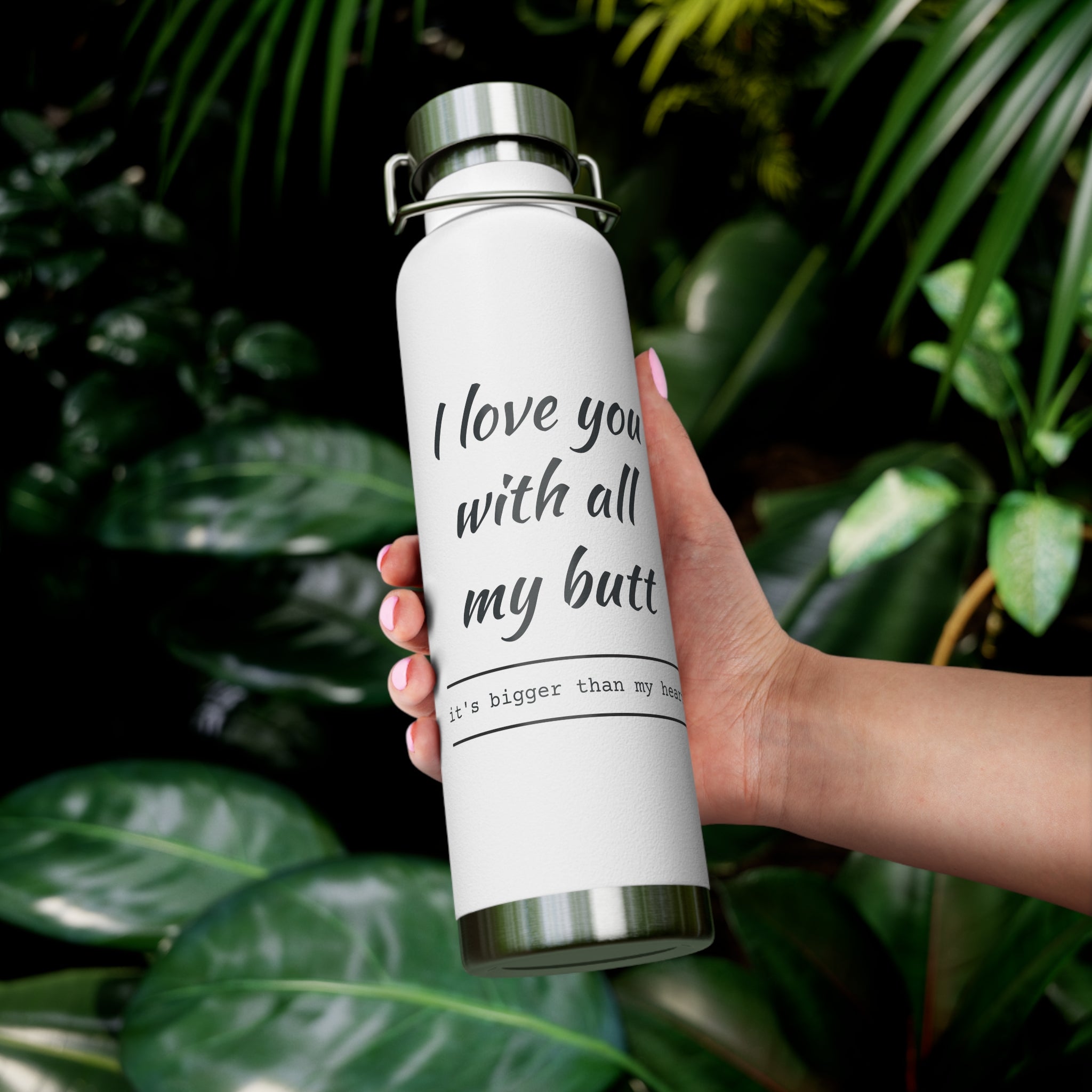 Funny Insulated Water Bottle, Gift for Girlfriend, Cute Hydration Flask, Unique Travel Mug, Cute Gift for Her, Wedding, Anniversary