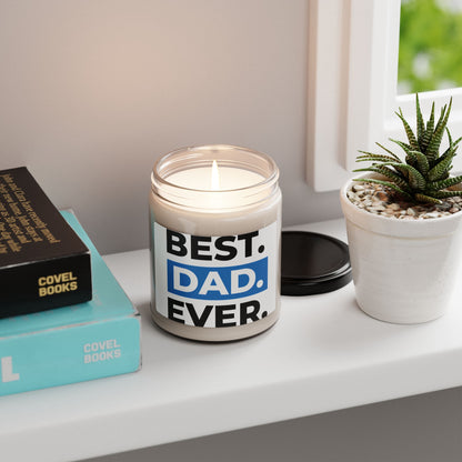 Scented Soy Candle for Dads | Best Dad Ever | Gift for Father's Day, Birthday, or Just Because | Relaxing Home Decor