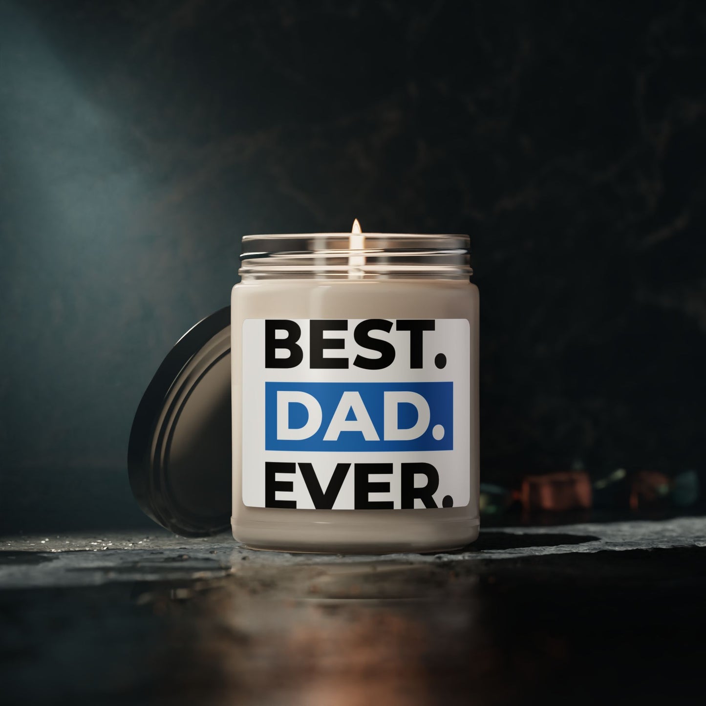 Scented Soy Candle for Dads | Best Dad Ever | Gift for Father's Day, Birthday, or Just Because | Relaxing Home Decor