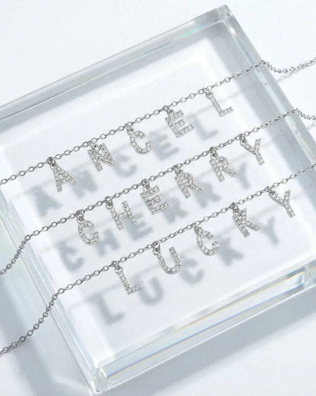 Personalized Initial Necklace (only Text)