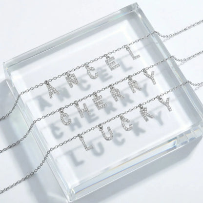 Personalized Initial Necklace (only Text)