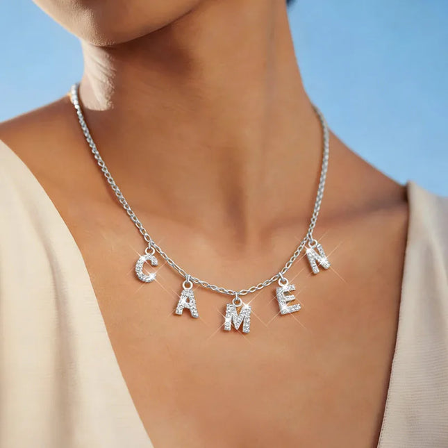 Personalized Initial Necklace (only Text)