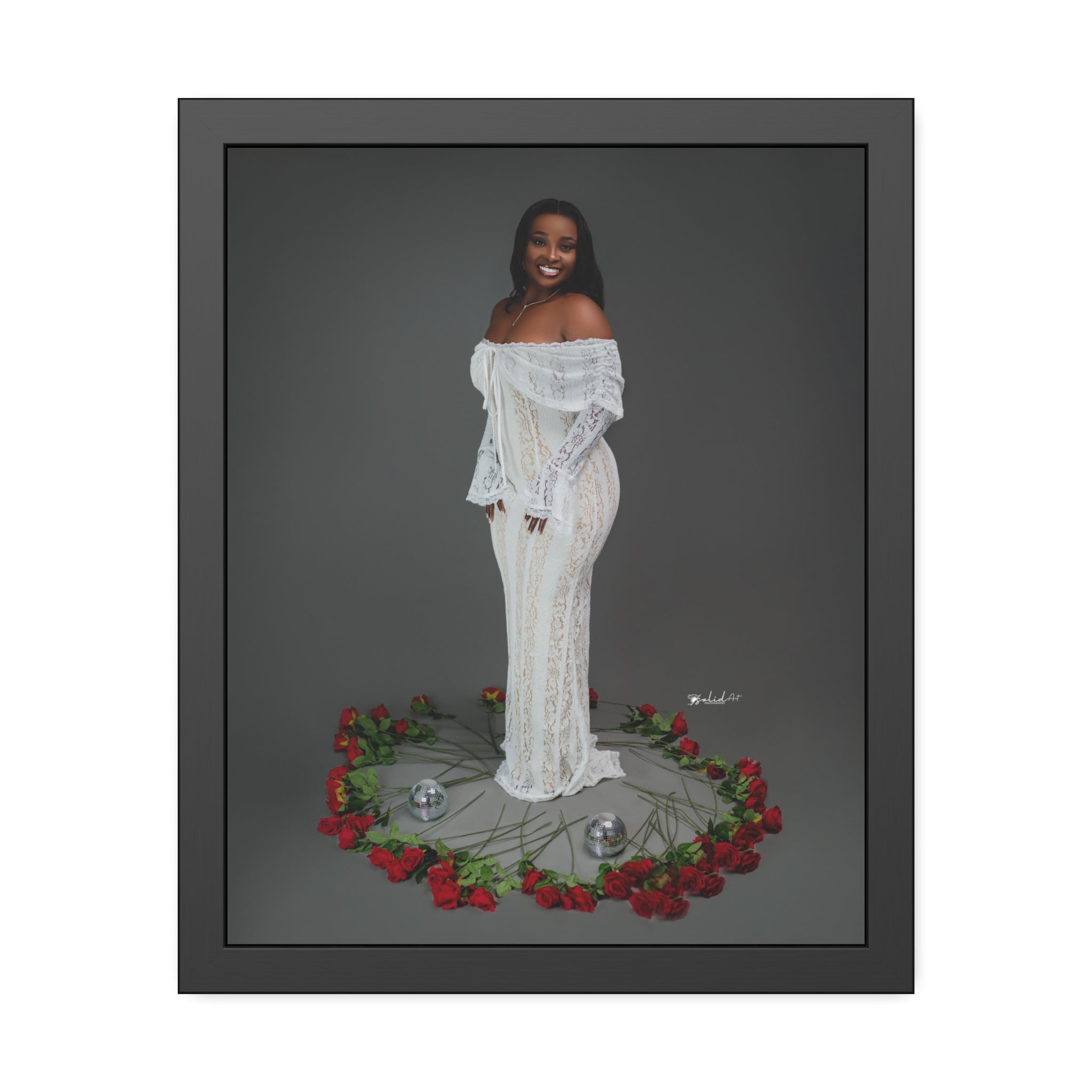 Elegant Framed Paper Poster, Art for Home Decor, Gift for Weddings, Stylish Wall Art,