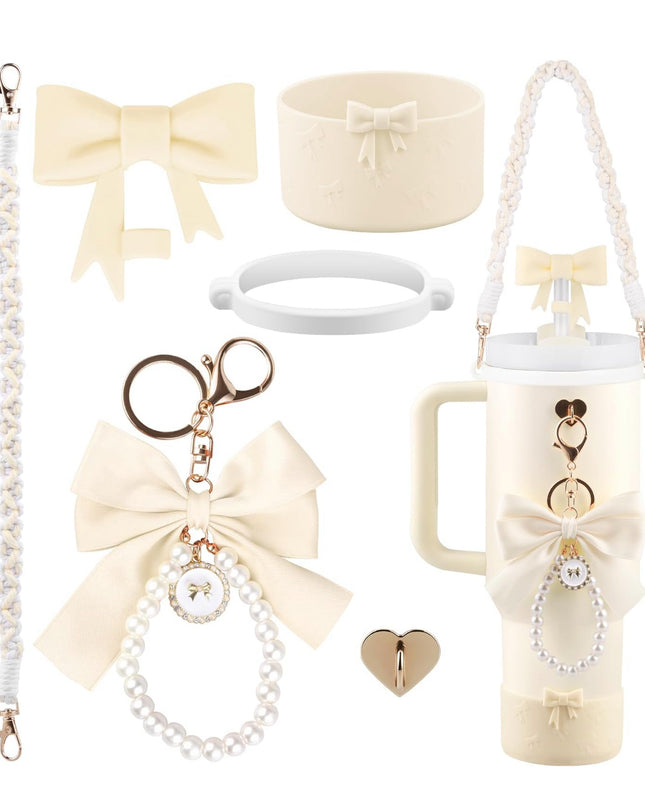 40oz Personalized Photo Tumbler with Charms (3 or 4photos only)