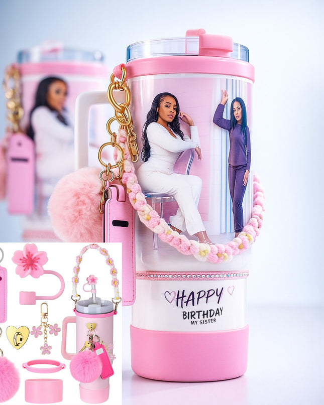 Charming Photo Keepsake Tumbler (1or4 photo please)