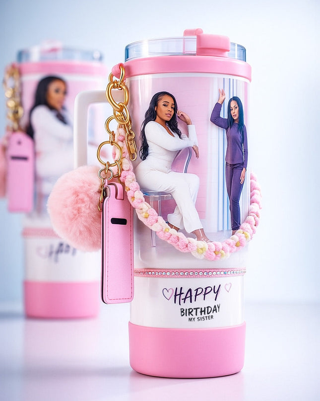 Charming Photo Keepsake Tumbler (1or4 photo please)