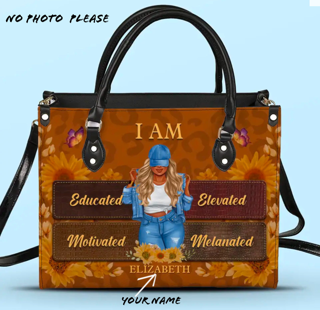 This Is Who I Am - Bestie Personalized Custom Handbag -Gift For Best Friends,Sisters