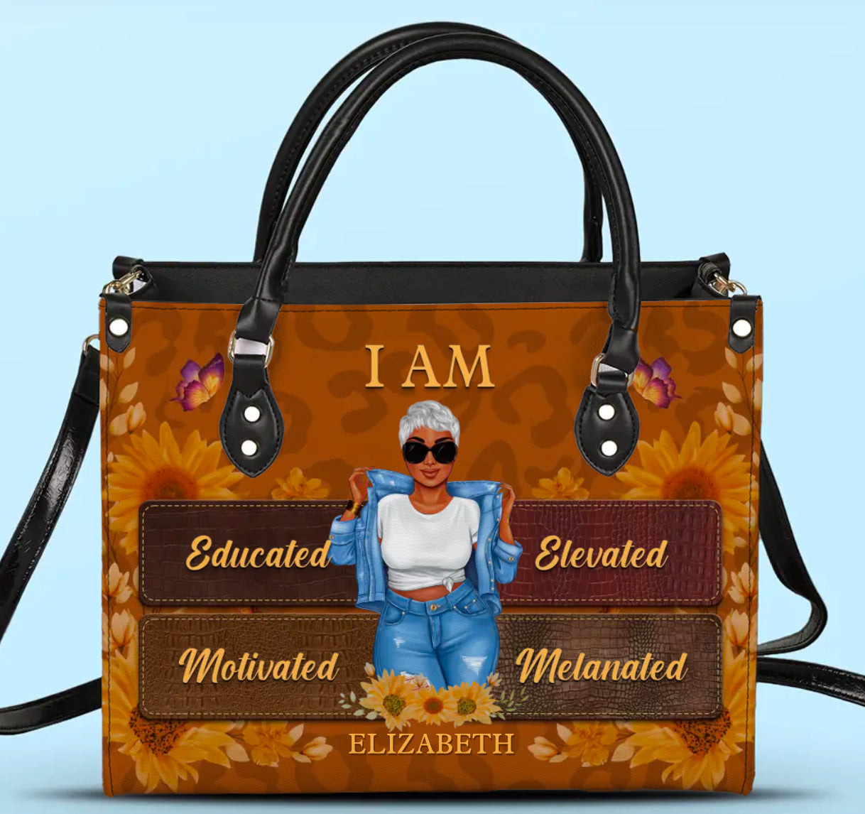 This Is Who I Am - Bestie Personalized Custom Handbag -Gift For Best Friends,Sisters