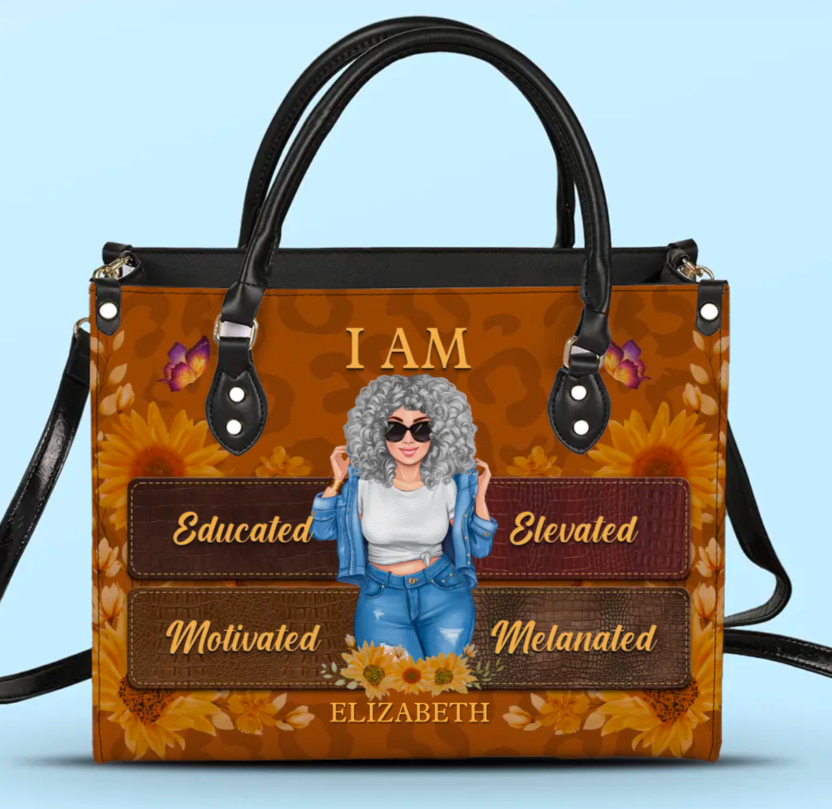 This Is Who I Am - Bestie Personalized Custom Handbag -Gift For Best Friends,Sisters
