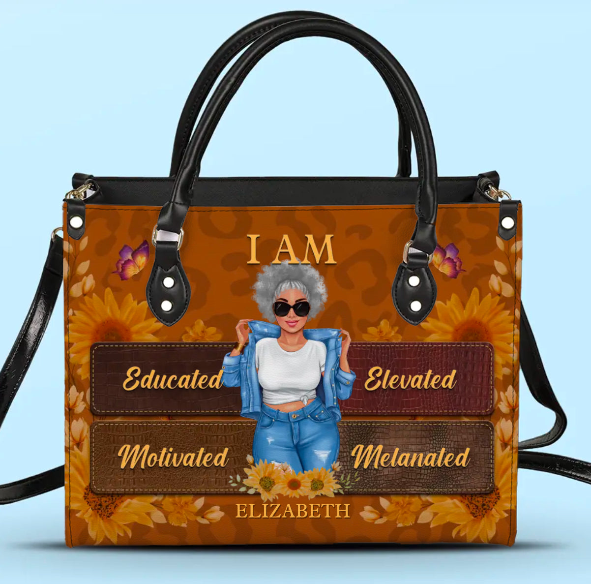 This Is Who I Am - Bestie Personalized Custom Handbag -Gift For Best Friends,Sisters