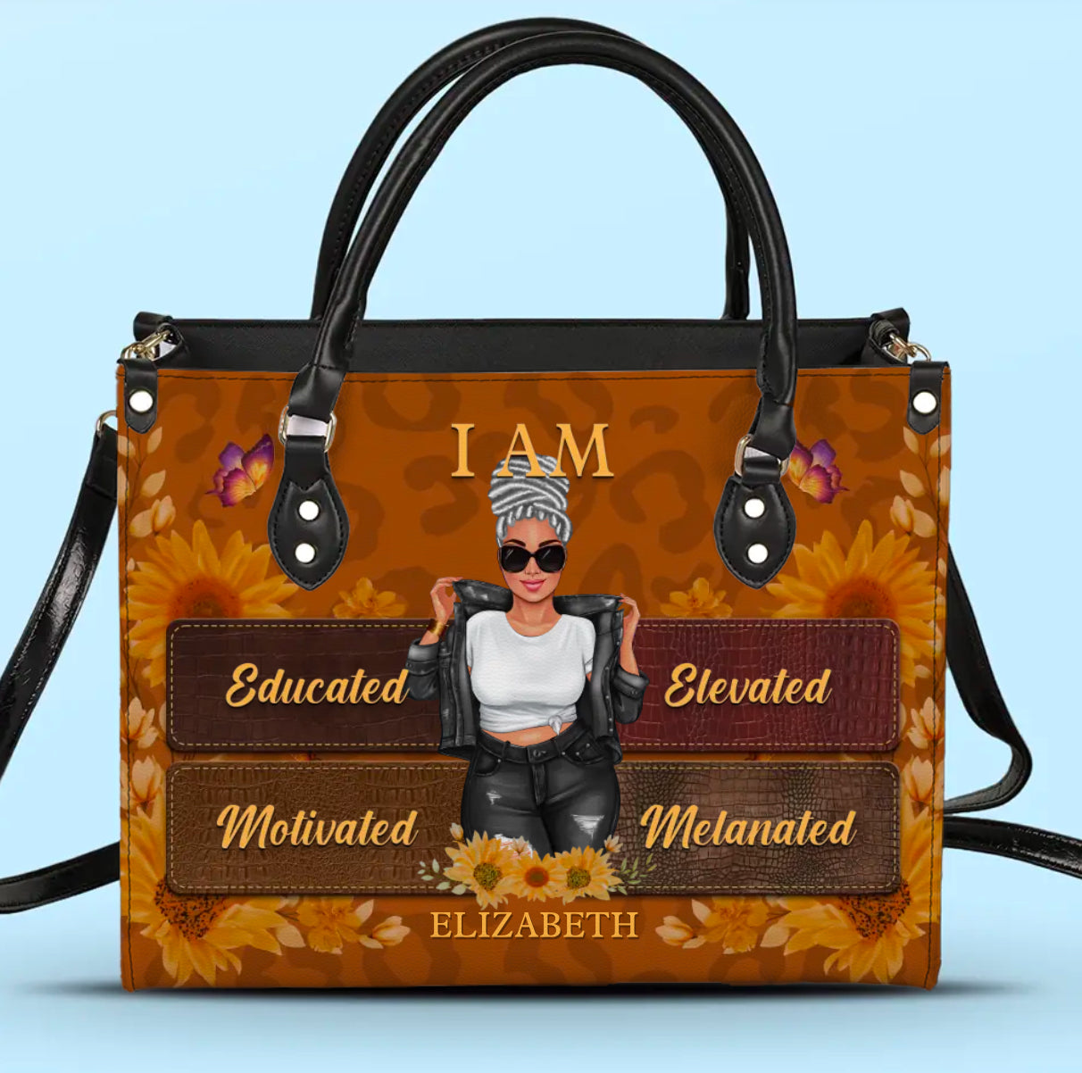This Is Who I Am - Bestie Personalized Custom Handbag -Gift For Best Friends,Sisters