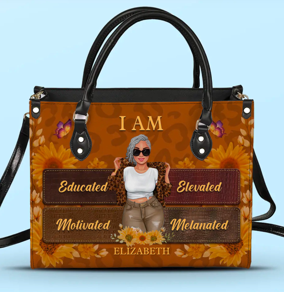 This Is Who I Am - Bestie Personalized Custom Handbag -Gift For Best Friends,Sisters