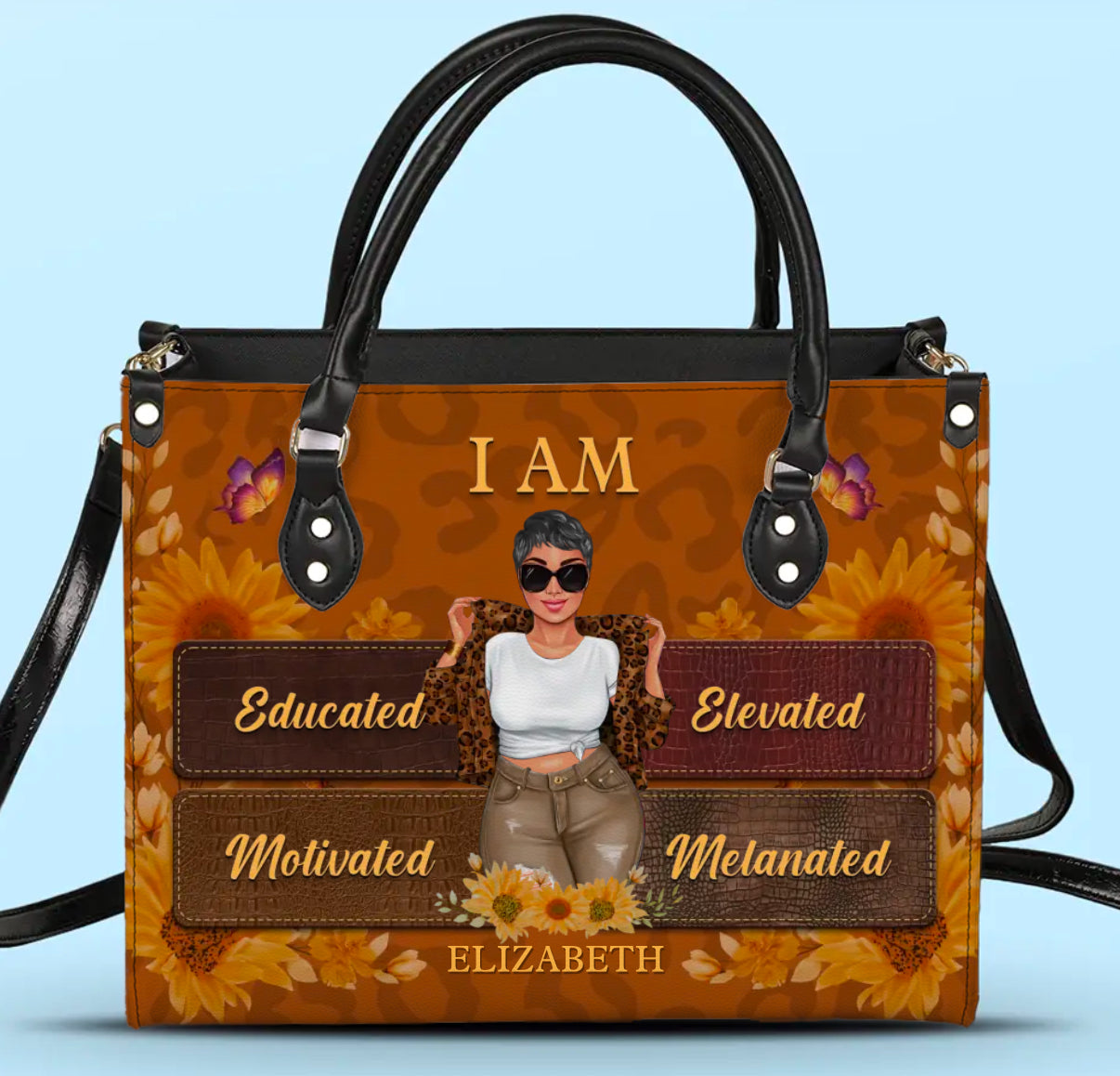 This Is Who I Am - Bestie Personalized Custom Handbag -Gift For Best Friends,Sisters