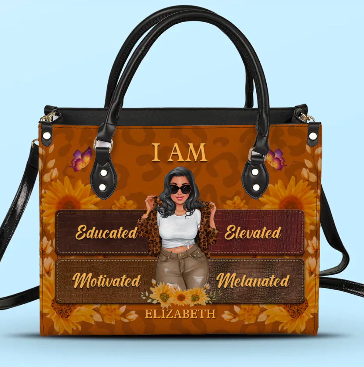 This Is Who I Am - Bestie Personalized Custom Handbag -Gift For Best Friends,Sisters