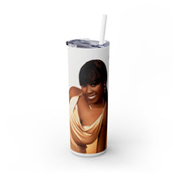 Chic Skinny Tumbler with Straw, 20oz | Stylish Drinkware for Every Occasion, Perfect Gift for Friends, Summer Vibes, Home & Office Decor
