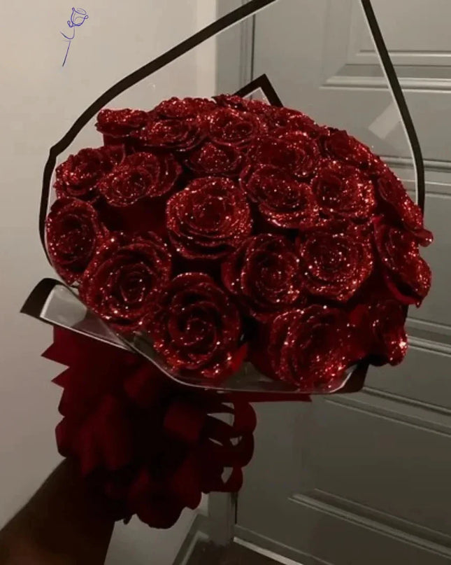 Glittering Rose Bouquet Set