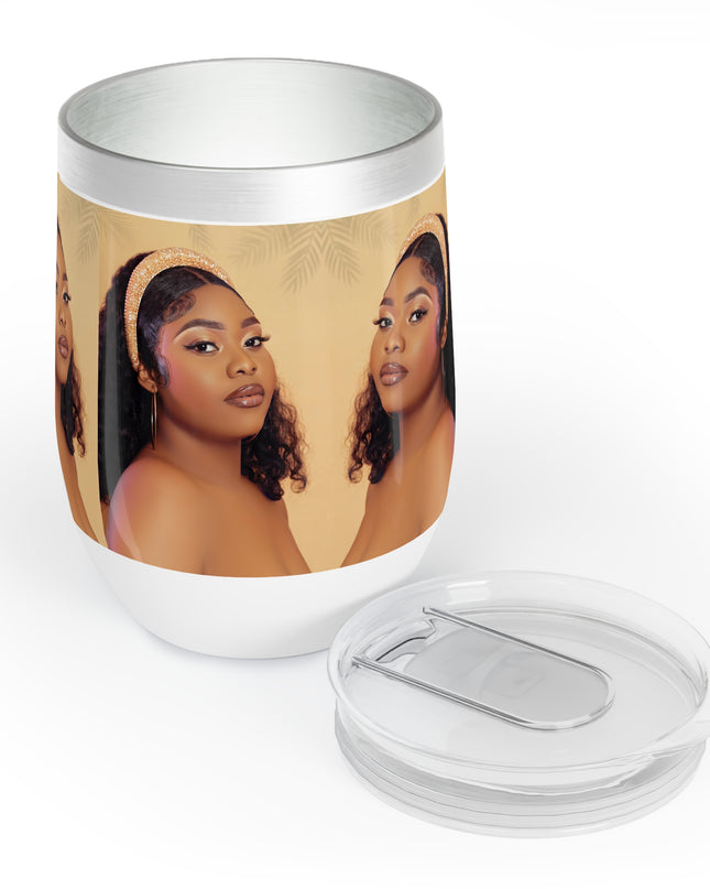 Stylish Wine Tumbler, Chic Insulated Drinkware for Wine Lovers, Perfect for Parties, Gifts, Celebrations