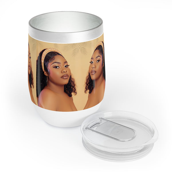 Stylish Wine Tumbler, Chic Insulated Drinkware for Wine Lovers, Perfect for Parties, Gifts, Celebrations