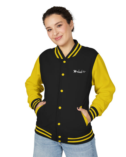 Stylish Unisex Heavyweight Letterman Jacket - Perfect for Game Days, Casual Outings